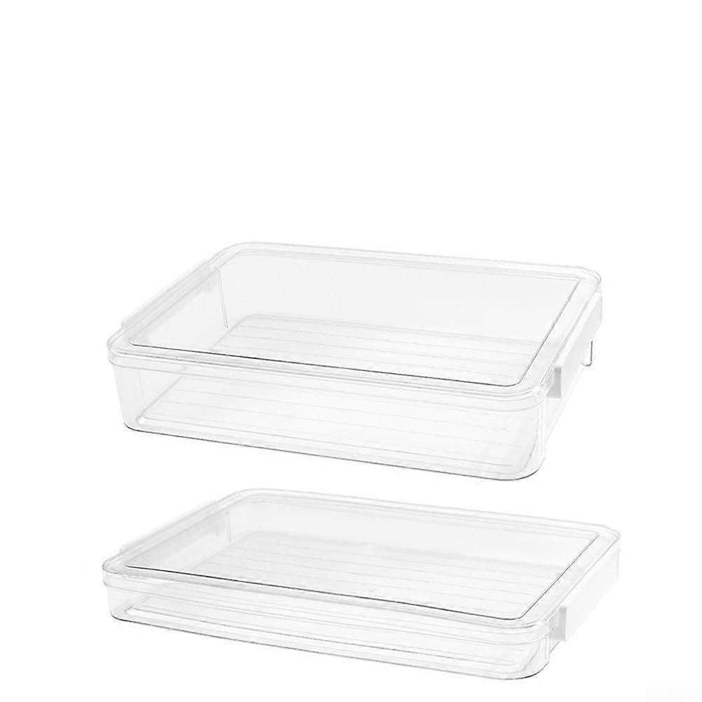 Paper Organizer Case Large Transparent Sturdy Desk Organizer for Office Supplies and Documents Storage