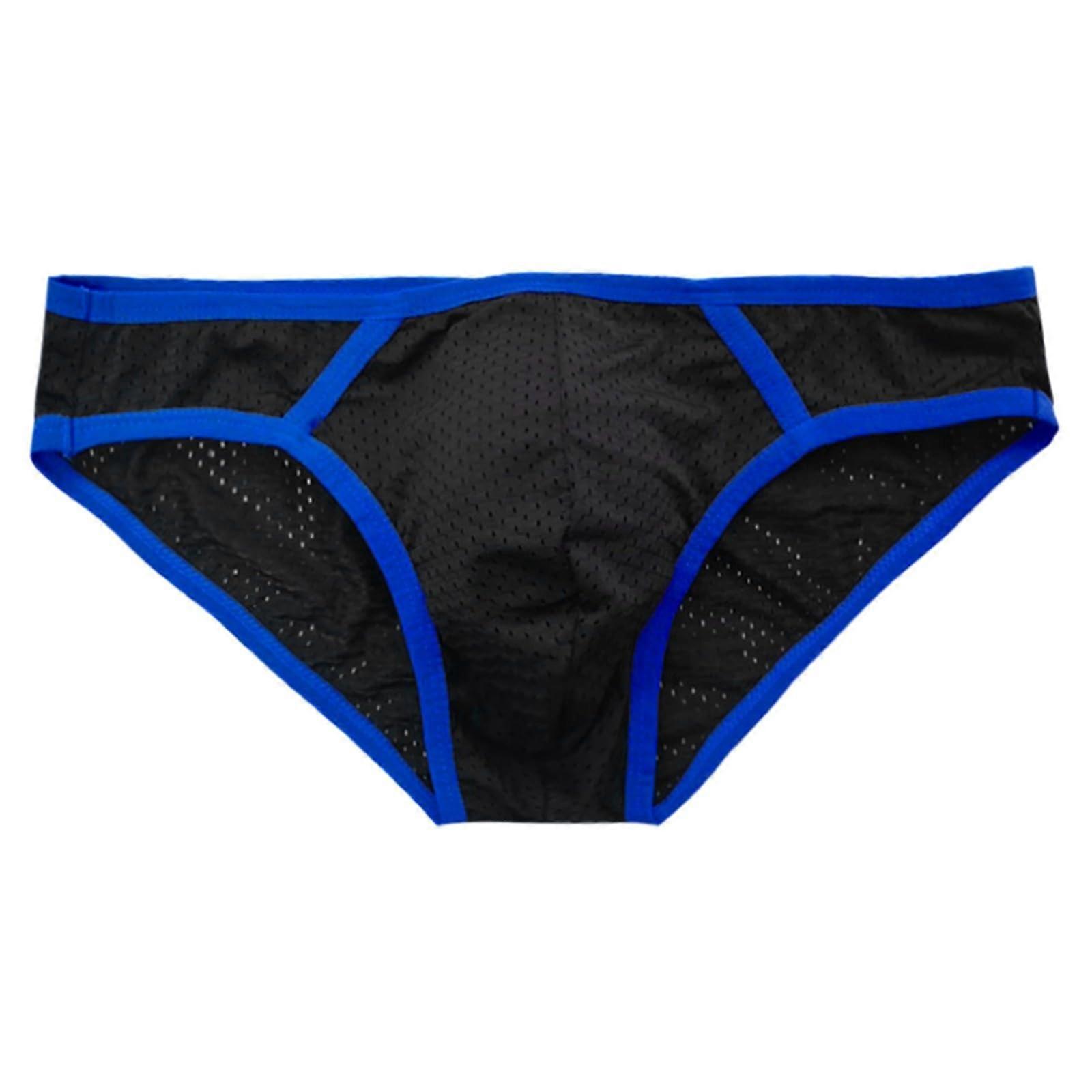 Sexy Underwear for Men: Men's Thong and Briefs Set, Black and White Erotic Strings, Size L, Rave Outfit Essentials