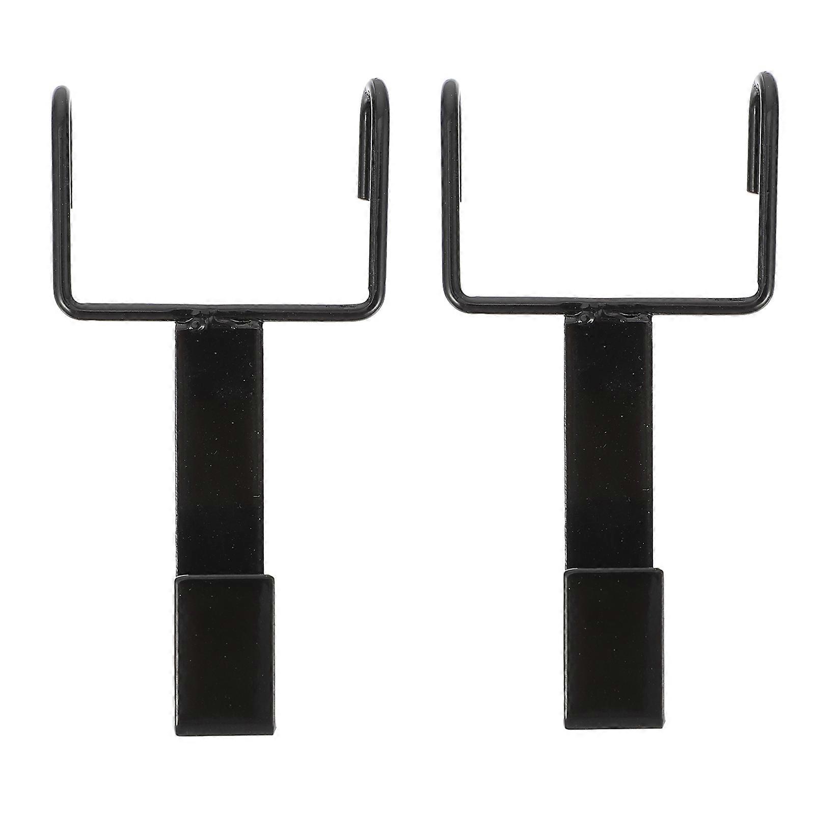 2 Pcs Wreath Hanger Hooks for Over Door Garland Hanging – Double Hook Storage Rack for Christmas & Festival Decorations – Easy No Tool Installation