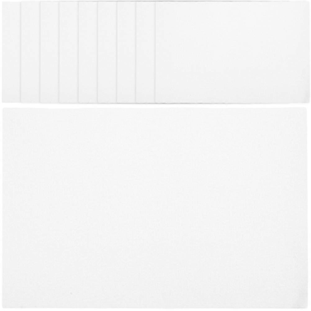 10 Pack White Cotton Cross Stitch Fabric Sheets for DIY Embroidery Crafts – Easy to Use for Beginners & Experienced Stitchers