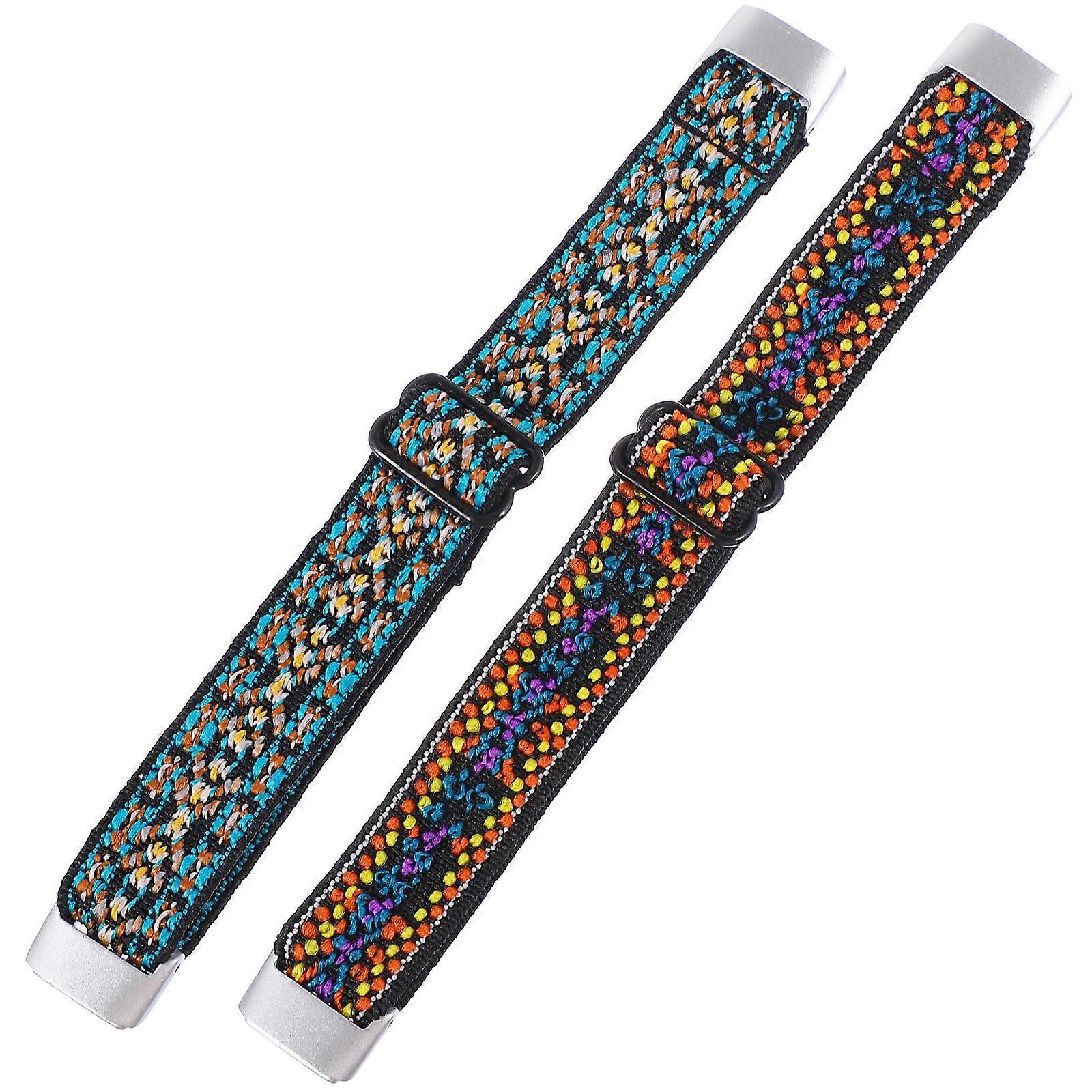 Nylon Replacement Band Compatible With Luxe For Christmas Gifting 14X1.5CM Adjustable 2Pcs