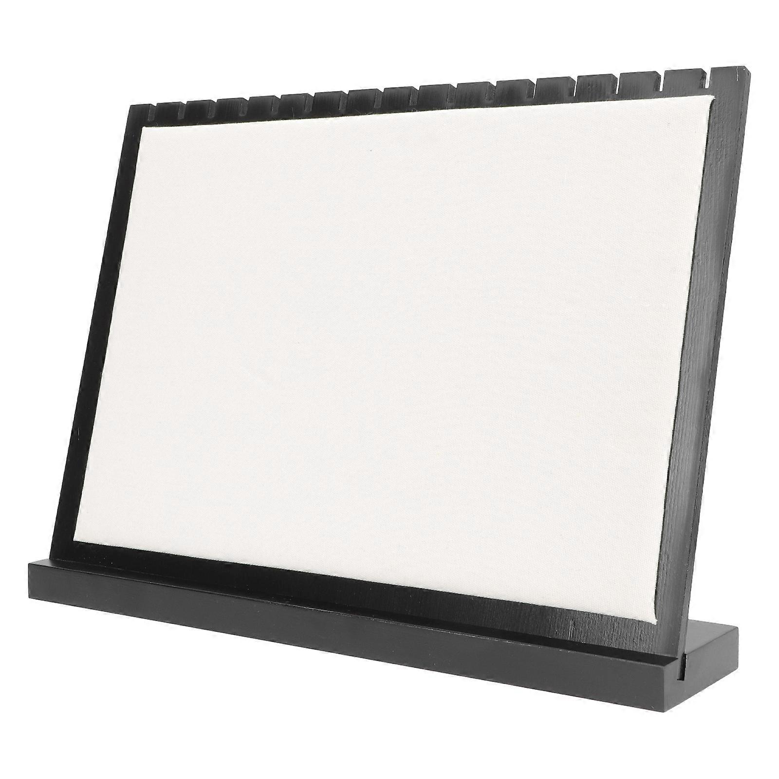 Ev Kullanımı İçin Zarif Ahşap Kolye Ekran Rafı Takı Askısı 14.6 × 10.6 × 3.1in Dayanıklı 1 Adet