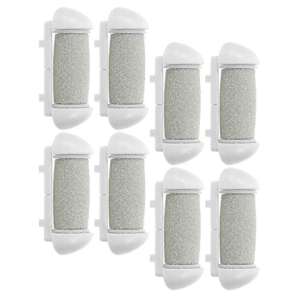 8 Pcs Electric Foot File Roller Remover Replacement Rollers