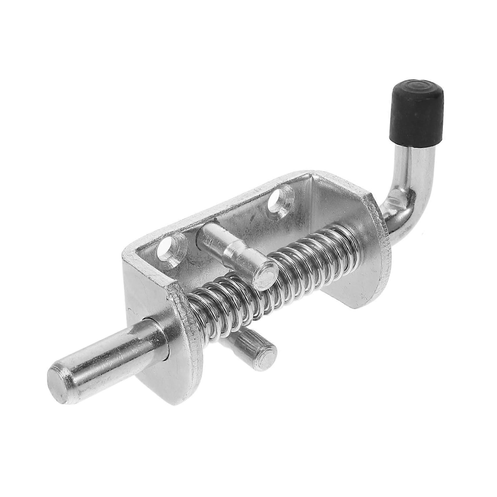 Locking bar made of galvanized steel for travel trailers and motorhomes ensures secure storage and  durability.'