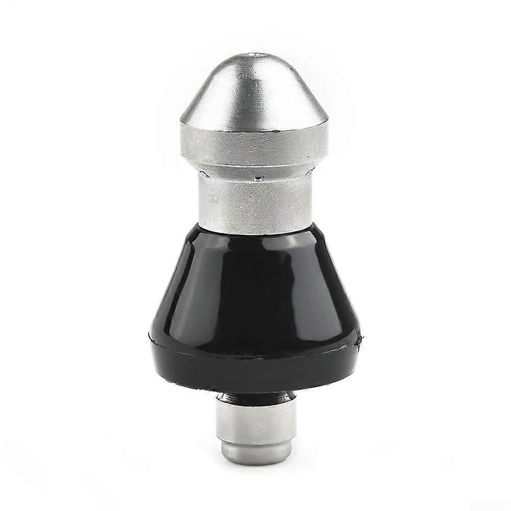 Multi Jet Pressure Washer Drain Cleaning Nozzle features a forward jet and six rear nozzles for performance.
