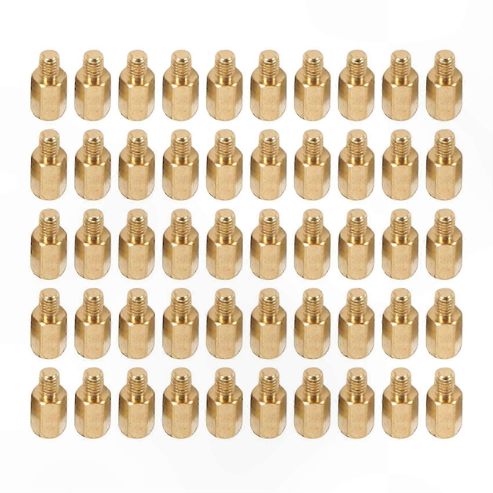 Hexagonal PCB Standoff Kit, 50 Pack M3 Threaded Spacers for Motherboard Mounting