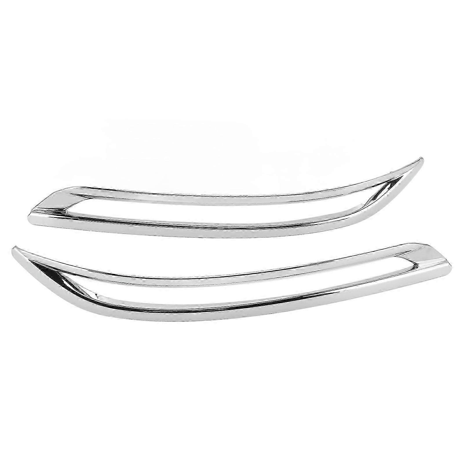 2PCS Rear Fog Light Trim Decoration Cover Glossy Silver Anti Fading Replacement for XC60 2018?2020
