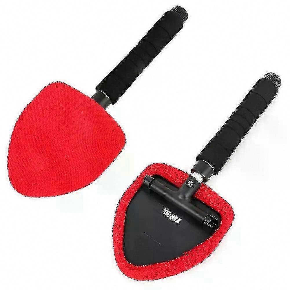Auto Windshield Cleaner Brush Kit with Microfiber & Telescoping Rod