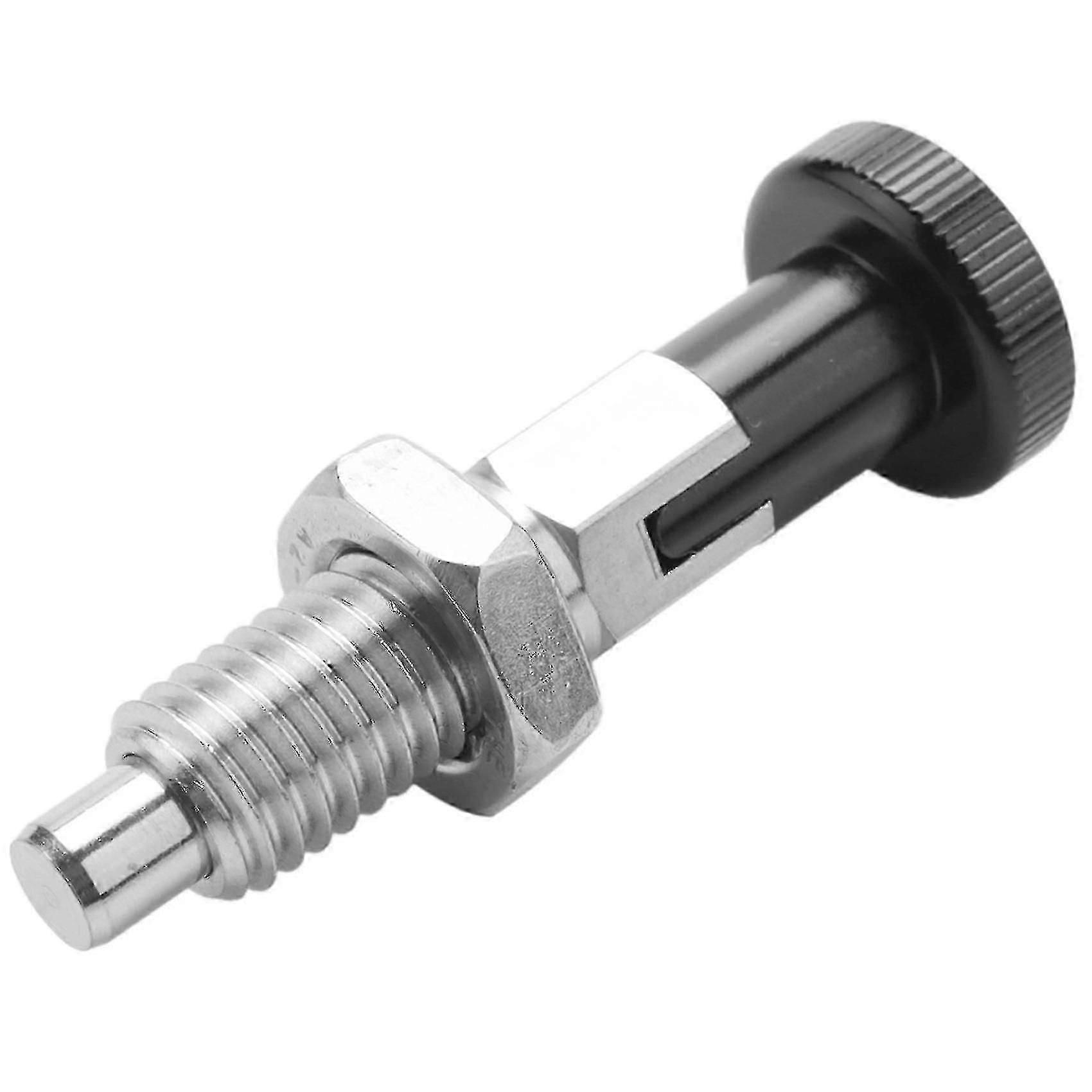 M10 Stainless Steel Locking Index Plunger Pin - Compatible with UK Machinery & Automotive Use