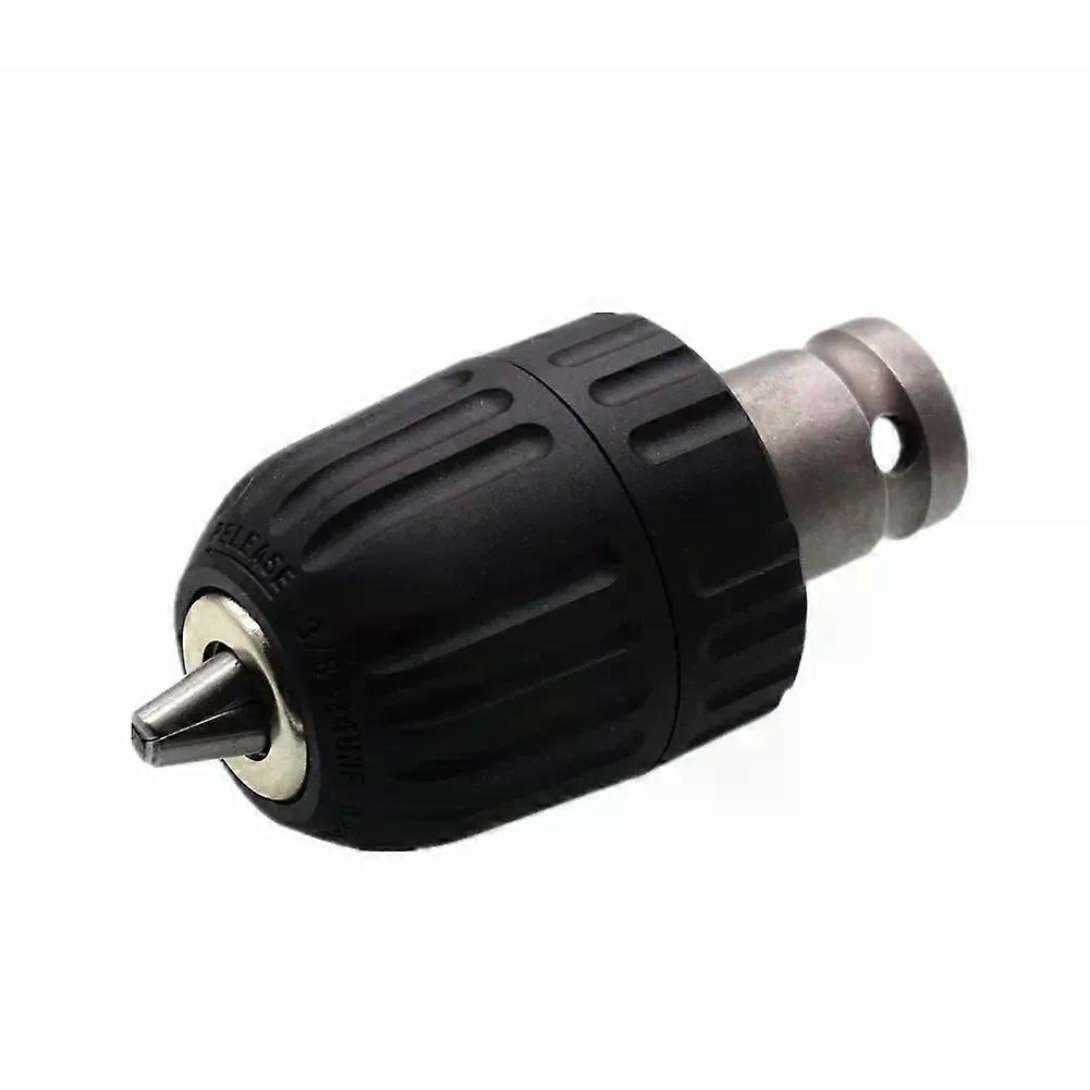 08-10mm Keyless Drill Chuck 3/8- 24UNF Thread Drill Bit Collet Quick Change Adapter For Impact Drill