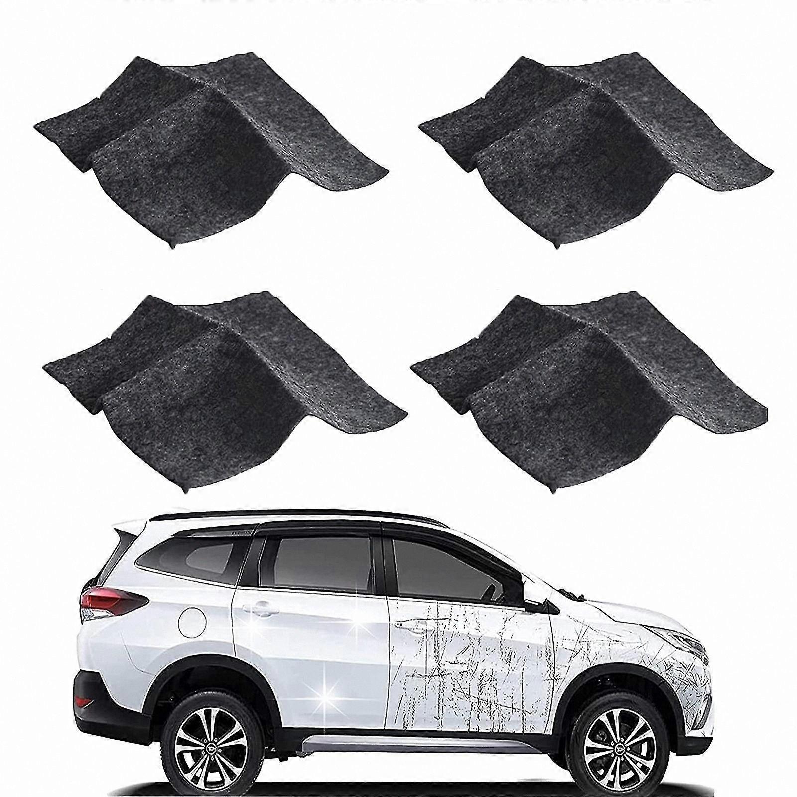 Araba Çizikleri için Mikrofiber Onarım Bezi, 4'lü Paket, Tüm Araba Renkleriyle Uyumlu