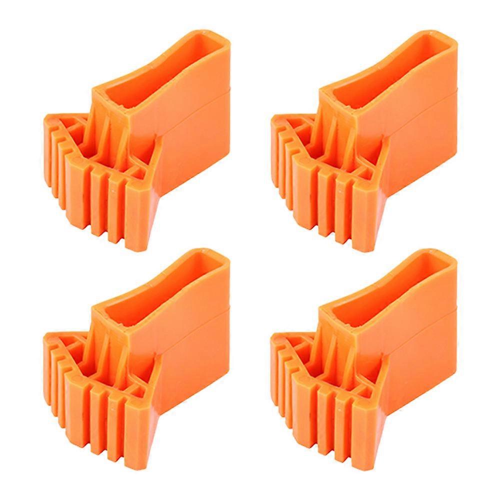 Ladder Stabilisers Ladder Accessories Technical Work Orange Rubber Stability Improvement 4Pcs