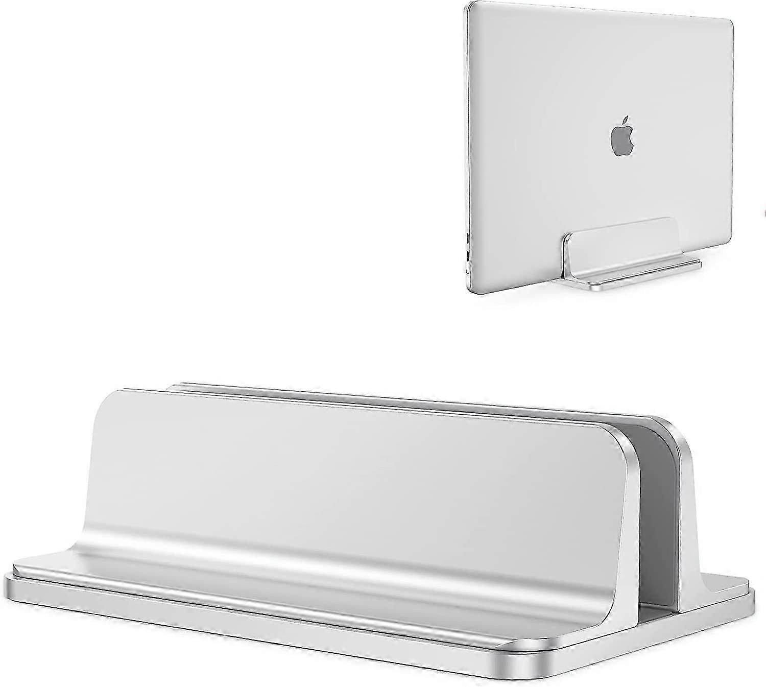 Vertical Laptop Stand Adjustable, Desk Aluminum MacBook Stand with Adjustable