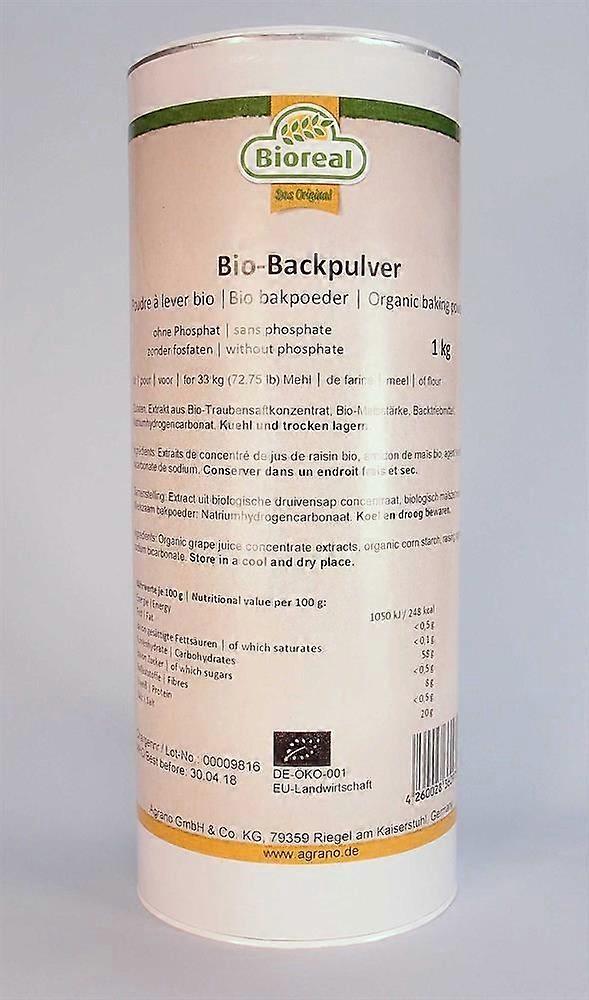 Bioreal BIOREAL Org. Baking Powder gluten-free 1kg (bakery size) - 4 Pack