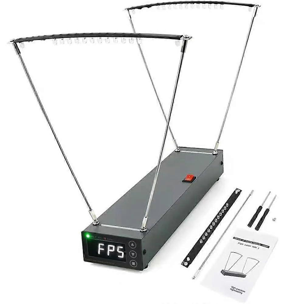 Ballistic Precision Chronograph, 46500 FPS Velometer with Light Strips