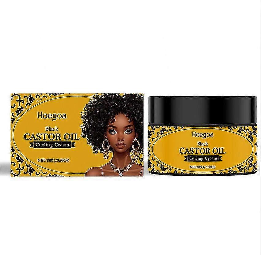 Hoegoa Moroccan Nourishing Styling Cream Gentle Ingredients Curly Hair Styling Care Styling Nourishing Natural Softness
