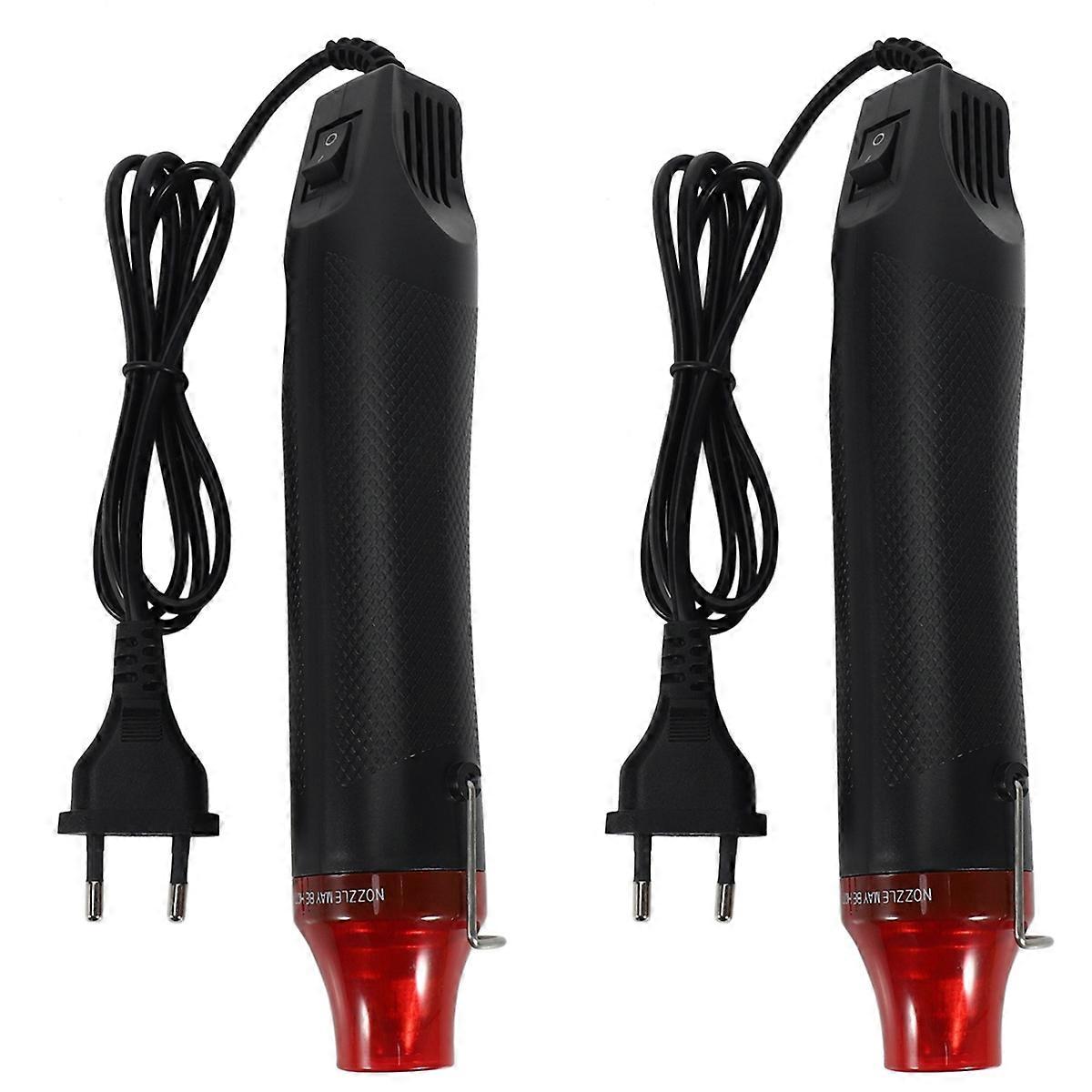 2X EU Plug 220V 300W DIY Mini Hot Air Heat Tool for Wrapping Shrink Tubing Drying