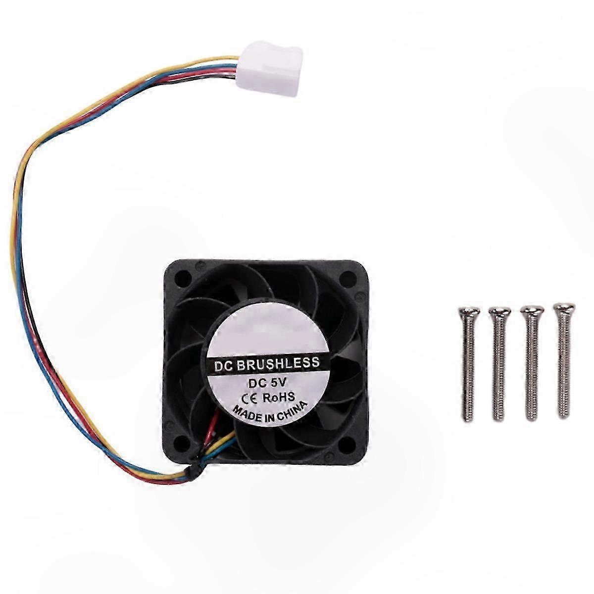 PWM-Controlled 5V Cooling Fan with Reverse Protection for Enhanced Heat Dissipation