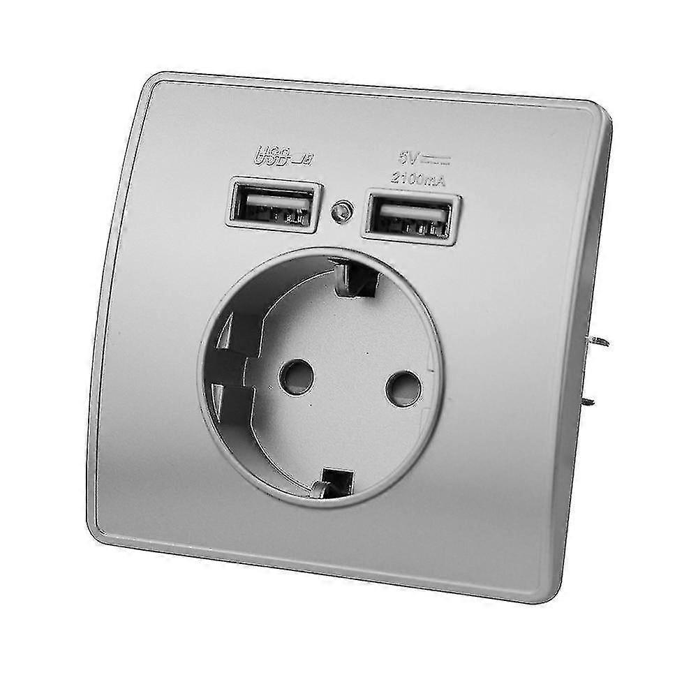 Power Outlets Sockets Eu Standard Electrical Wall Charger Adapter P...