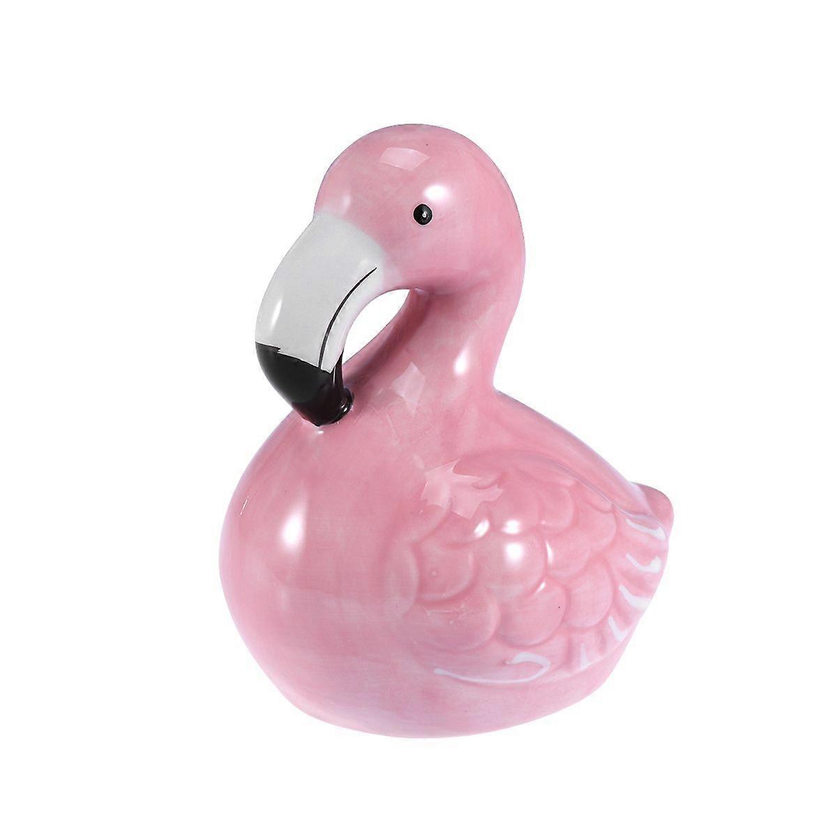 Flamingo Design Delicate Hamster Ceramic Cooling Sleeping Nest for Pet Hamster