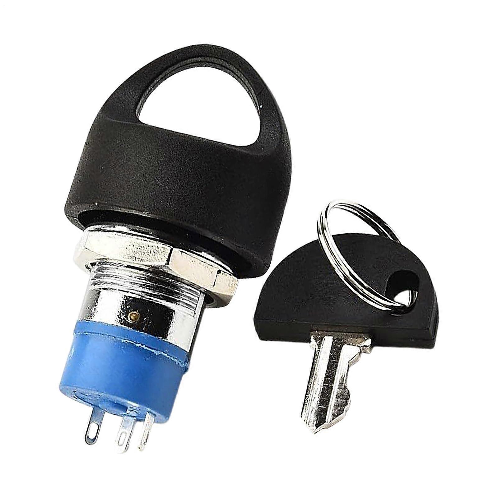 Electric Scooter Throttle Replacement With Key Ignition Zinc Alloy On/Off Switch For Commuting And Outdoor Use