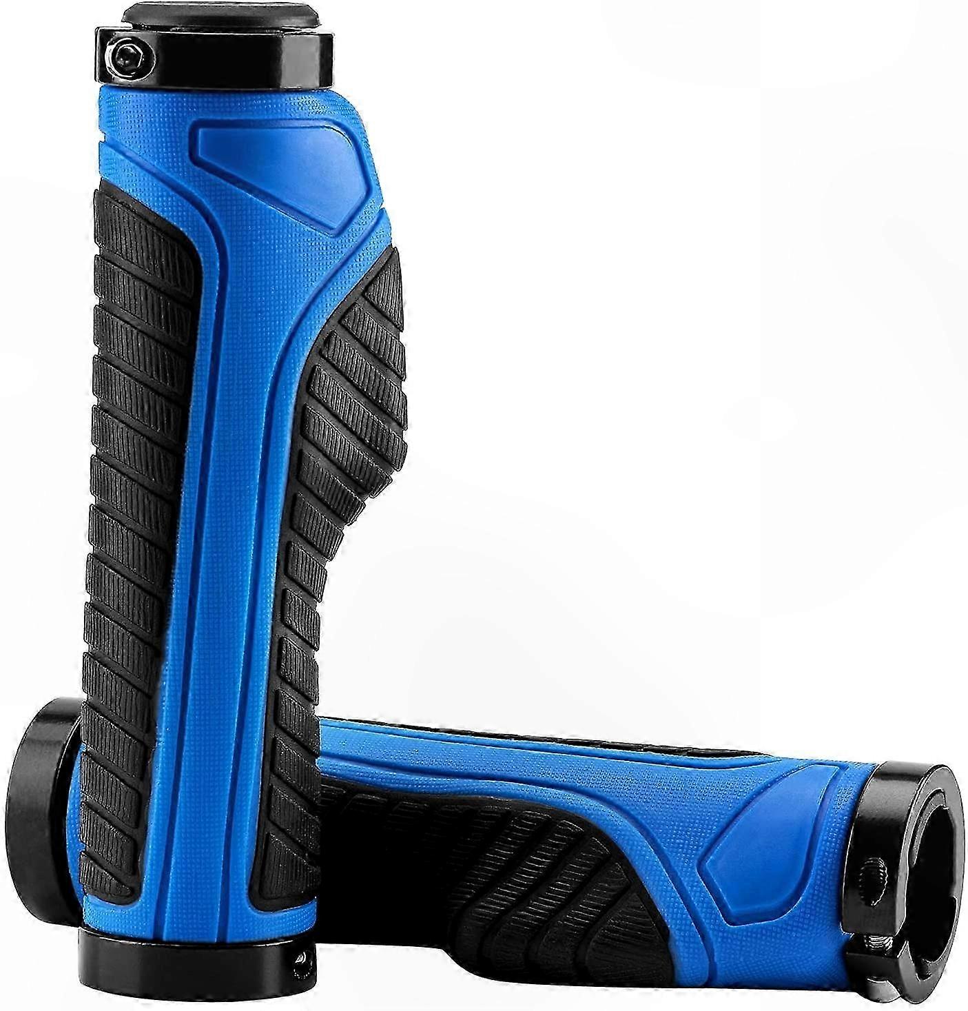 Handlebar Grips for Mountain Bikes, 2-Piece Set Enhances Comfort and Control