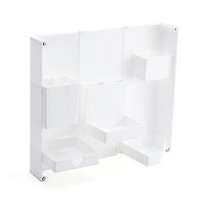 Multifunctional multi-compartment collapsible stationery storage box
