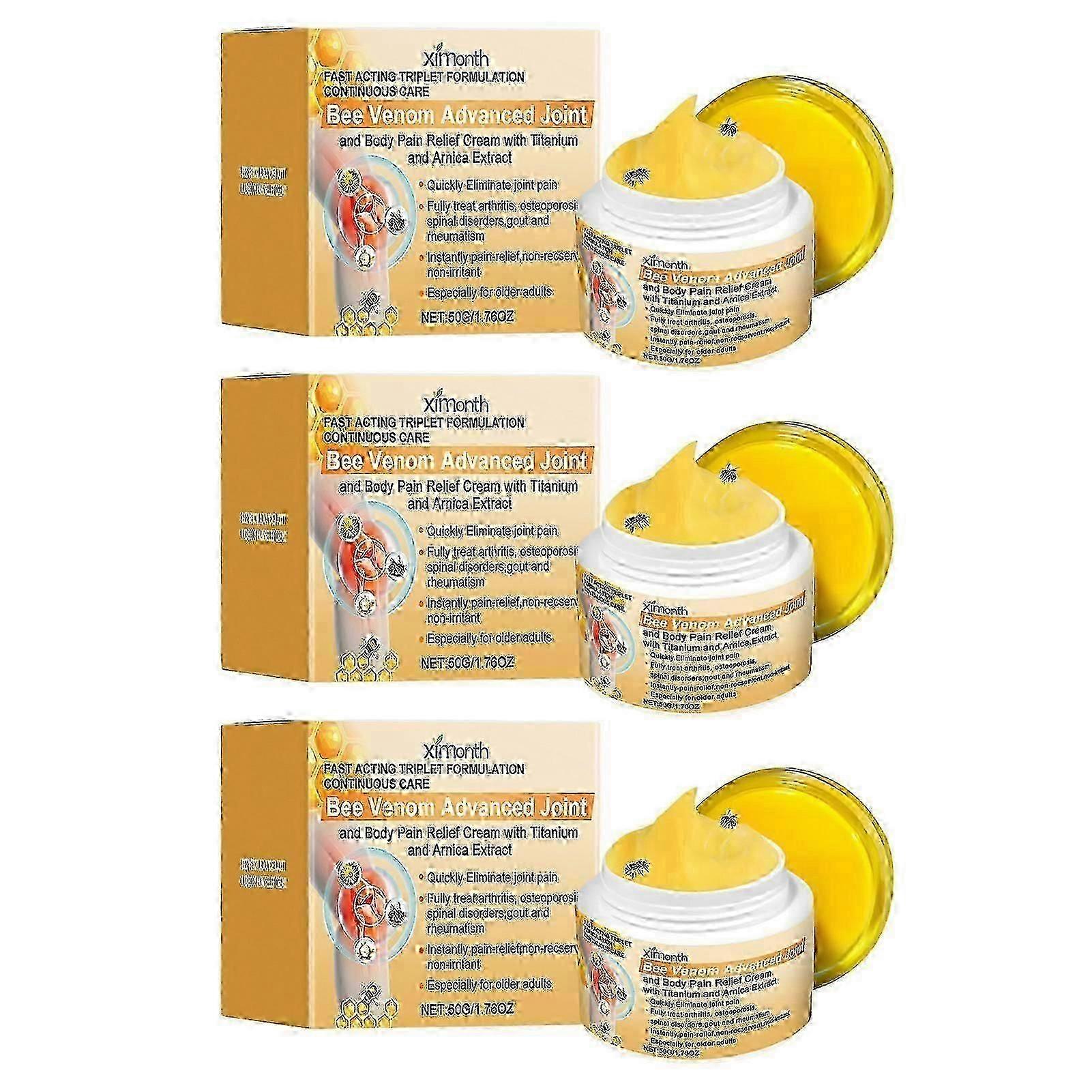 Relieve Joint Soreness Bee-Venom Cream Relieve Pain Relieve Stiffness Massage Cream for Women Men