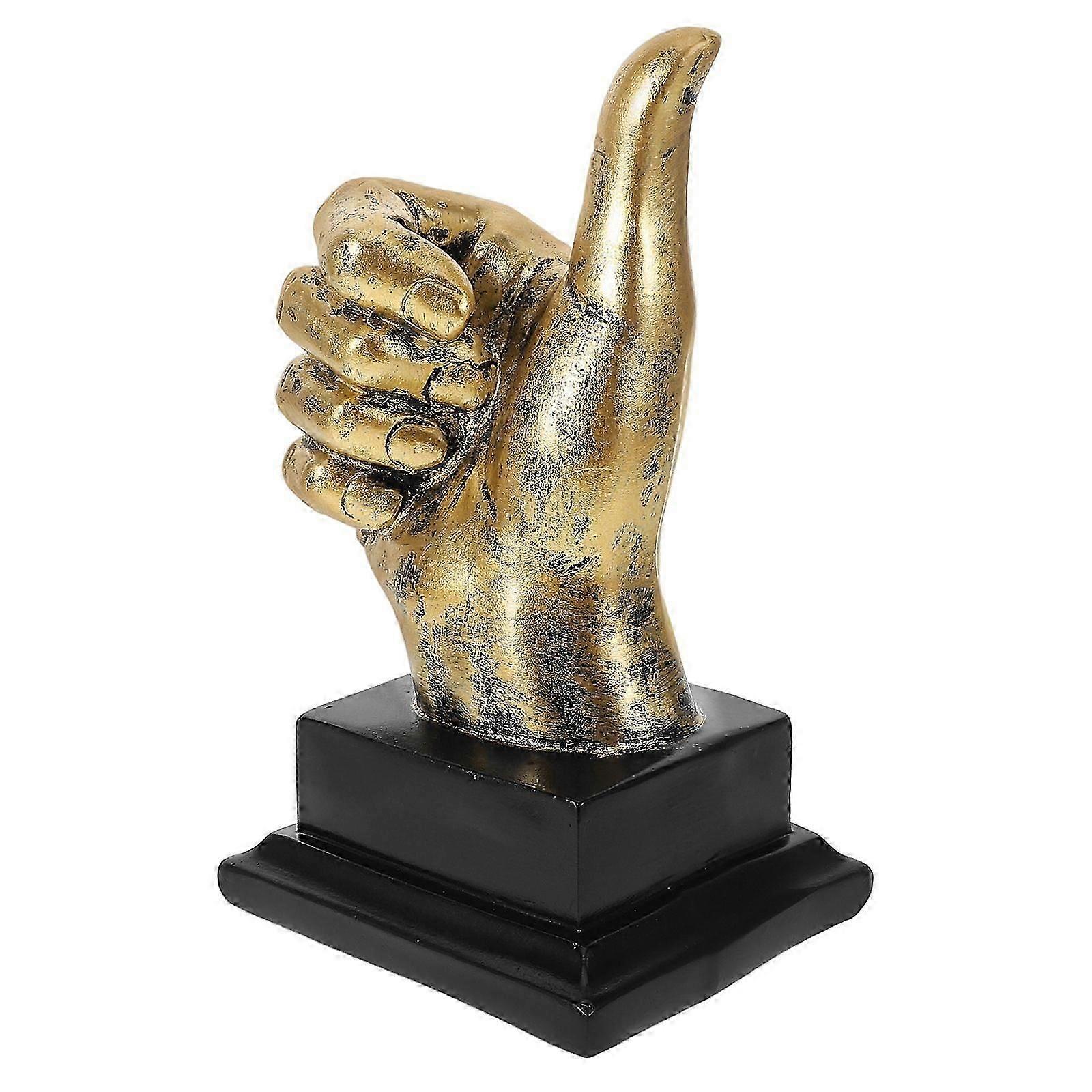 Novelty Thumb-up Prize Trophy Game Competition Trophy Prop Sports Game Winner Trophy