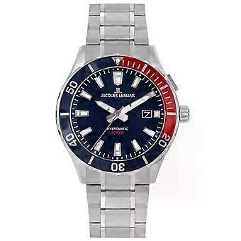 Jacques Lemans Herrenuhr Ibromatico Blu Rosso (1-2131E)