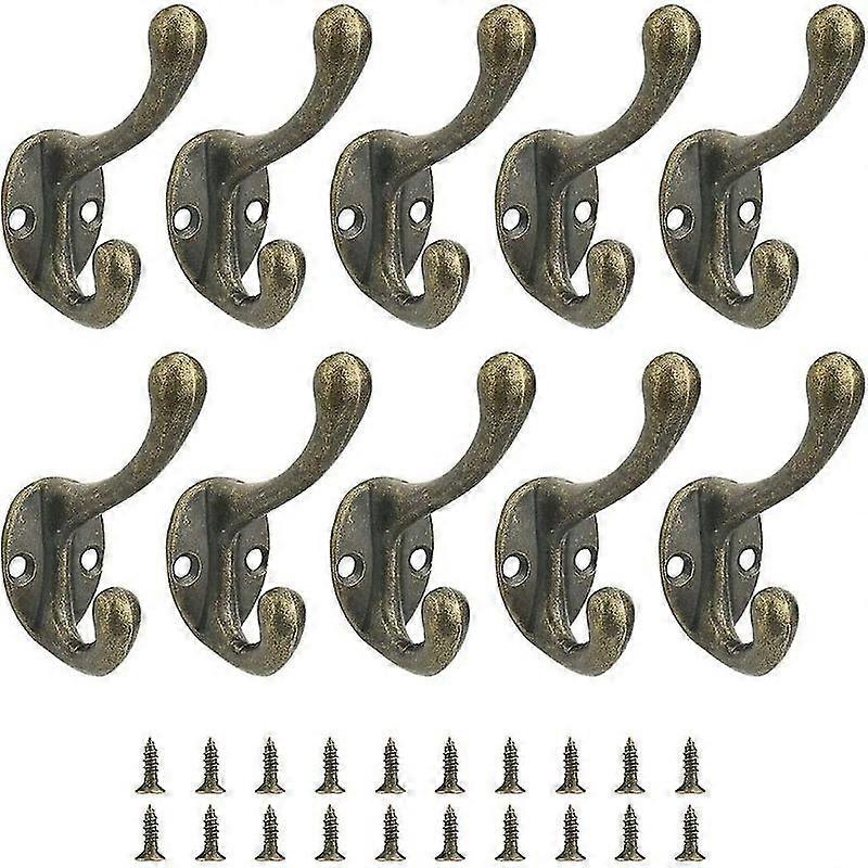 Luxora 10 pieces wardrobe hooks Vintage