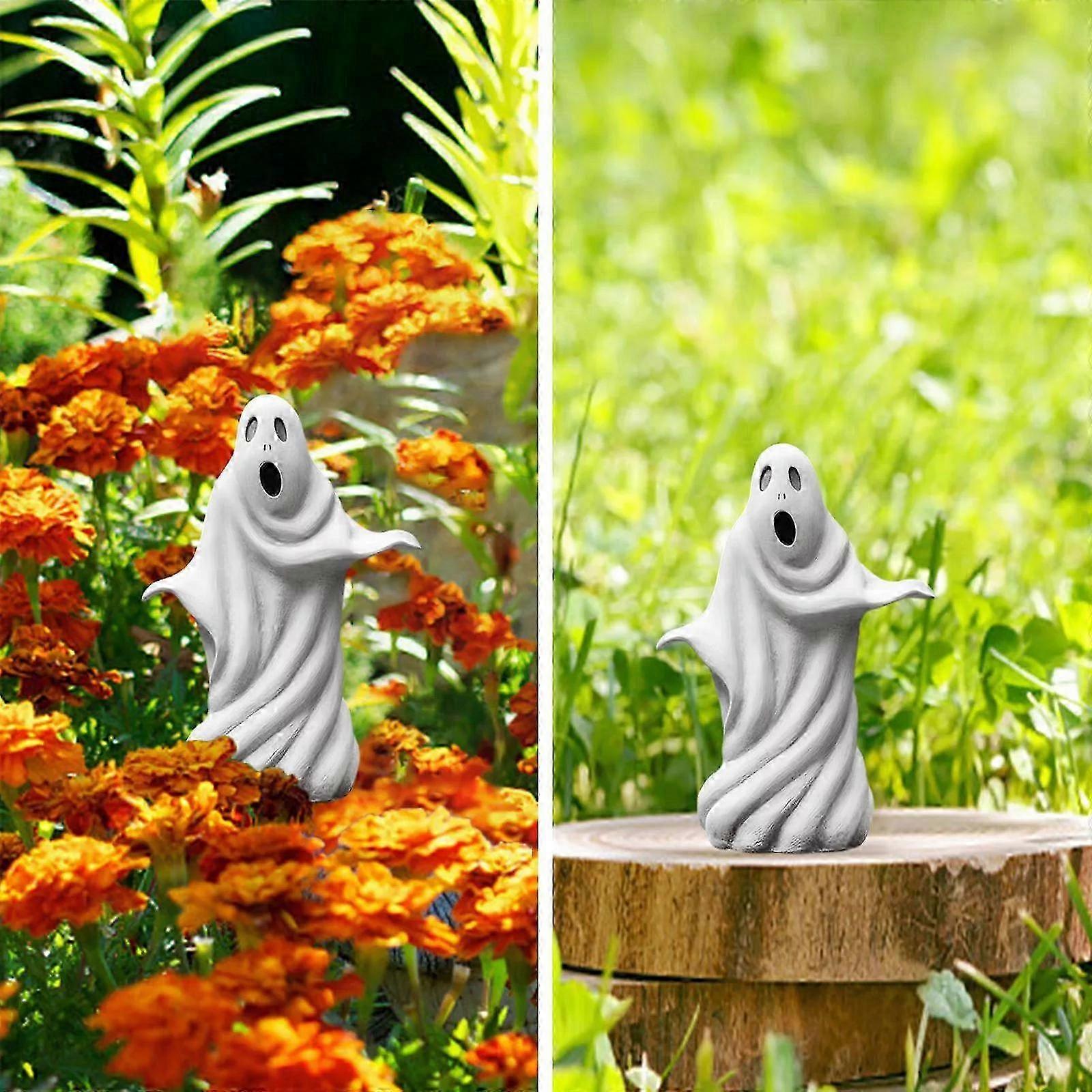 Spooky Resin Ghost - Hell Messenger Halloween Statue 2025