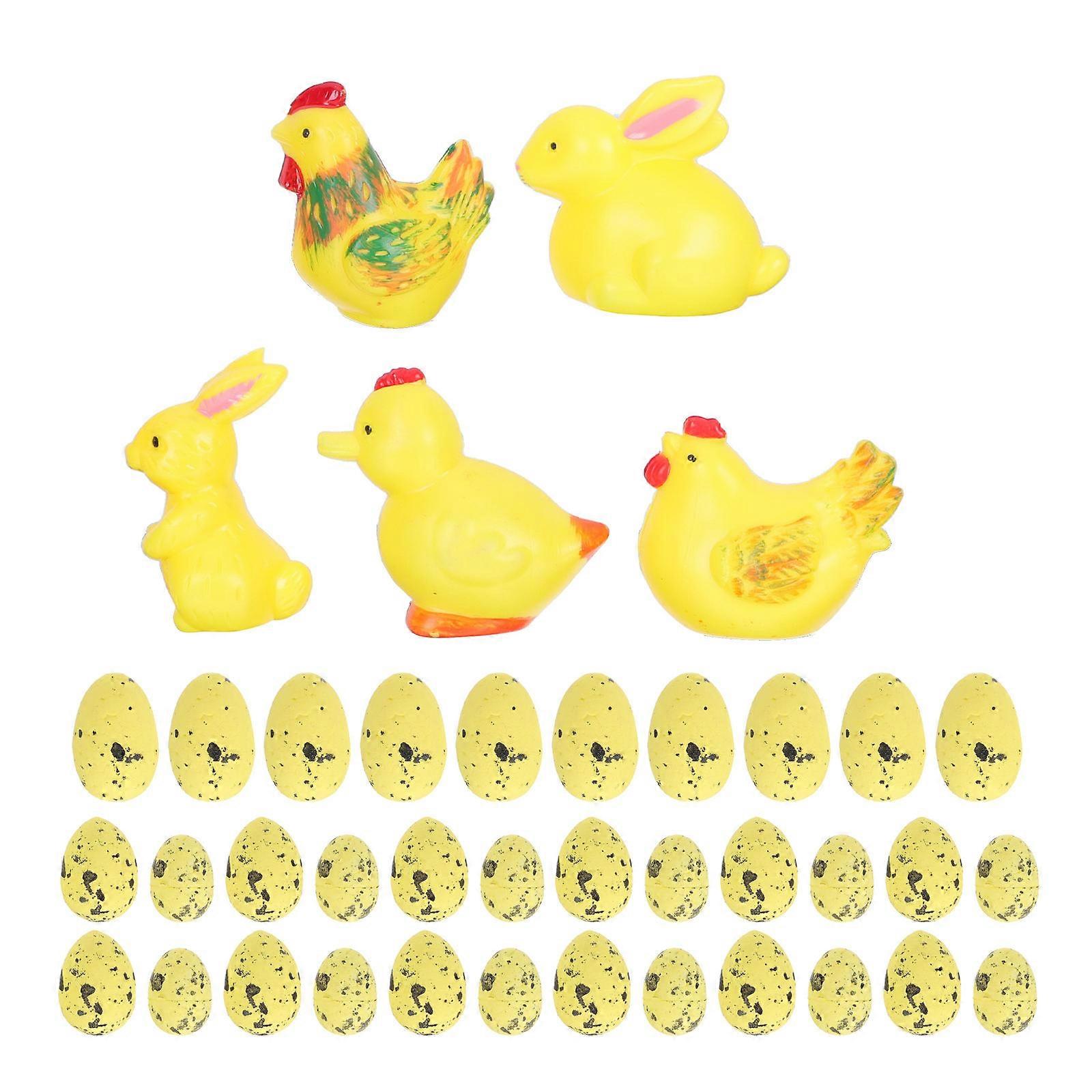 Home Wreath Decor Easter Egg Decor Festival Rabbit Model 1Set