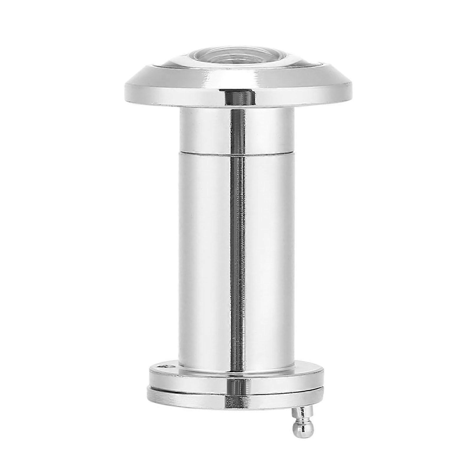 200 Degree Wide Viewing Angle Door Viewer with Heavy Duty Privacy Cover Bright Chrome
