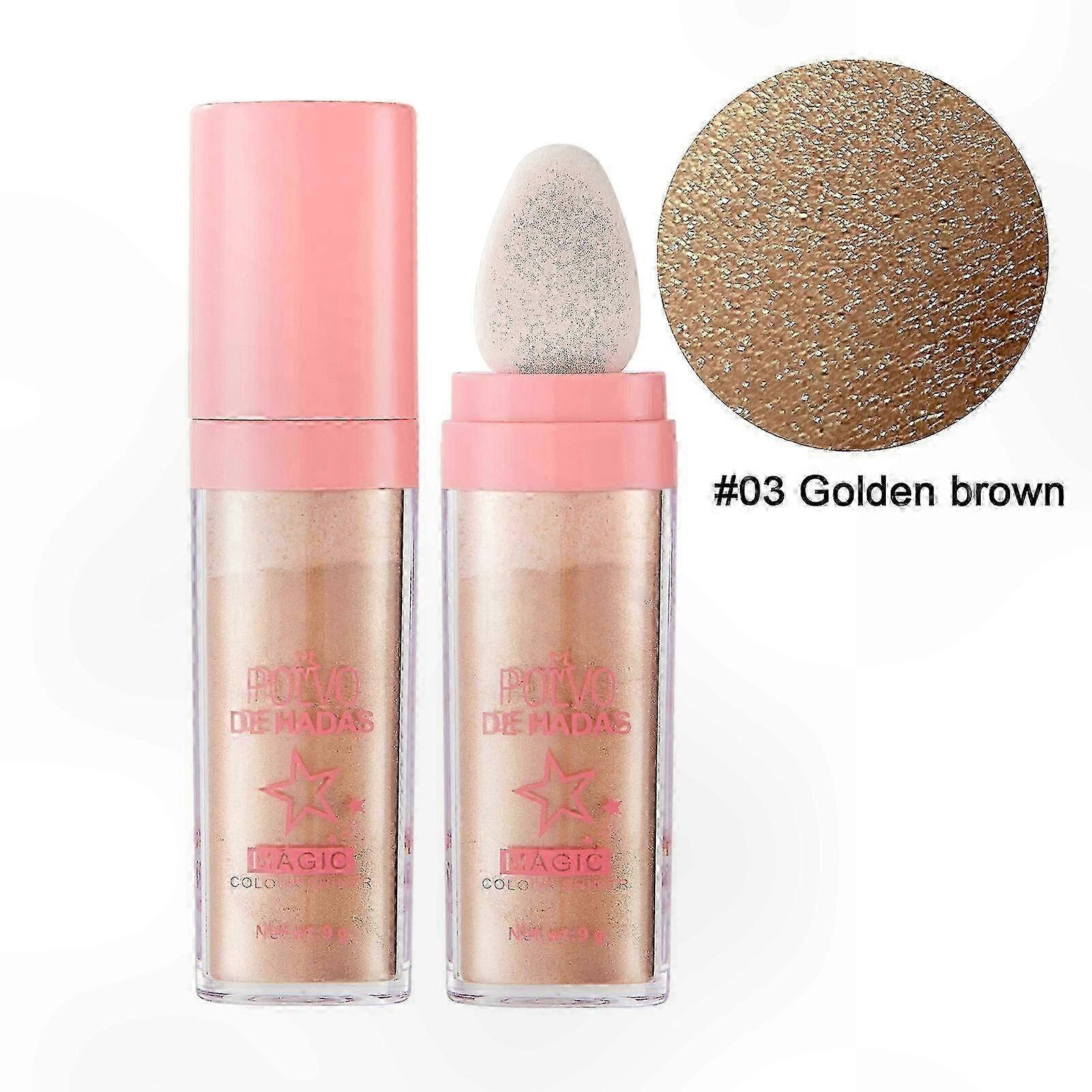 3-in-1 Shimmer Highlighter Powder for Natural Glow and Dimensional Radiance, 3 Vibrant Shades for Face and Body Application