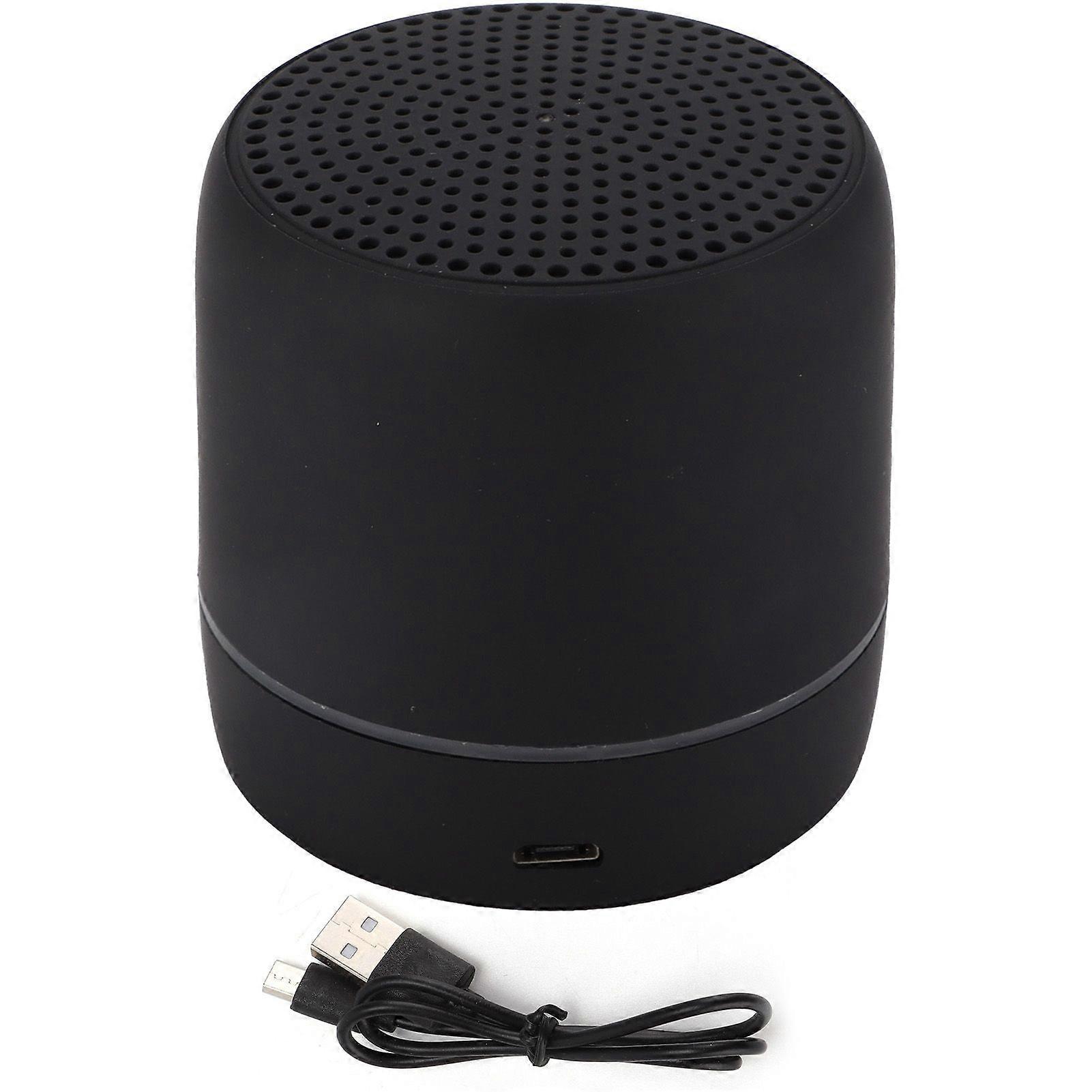 Mini Wireless Speaker Portable Small Colorful Light Convenient Clear Stereo Rich Bass Outdoor Wireless SpeakerBlack