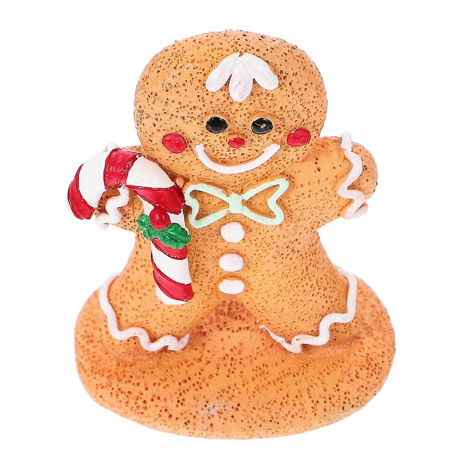 Christmas Gingerbread Man Ornament Resin Decoration for Car