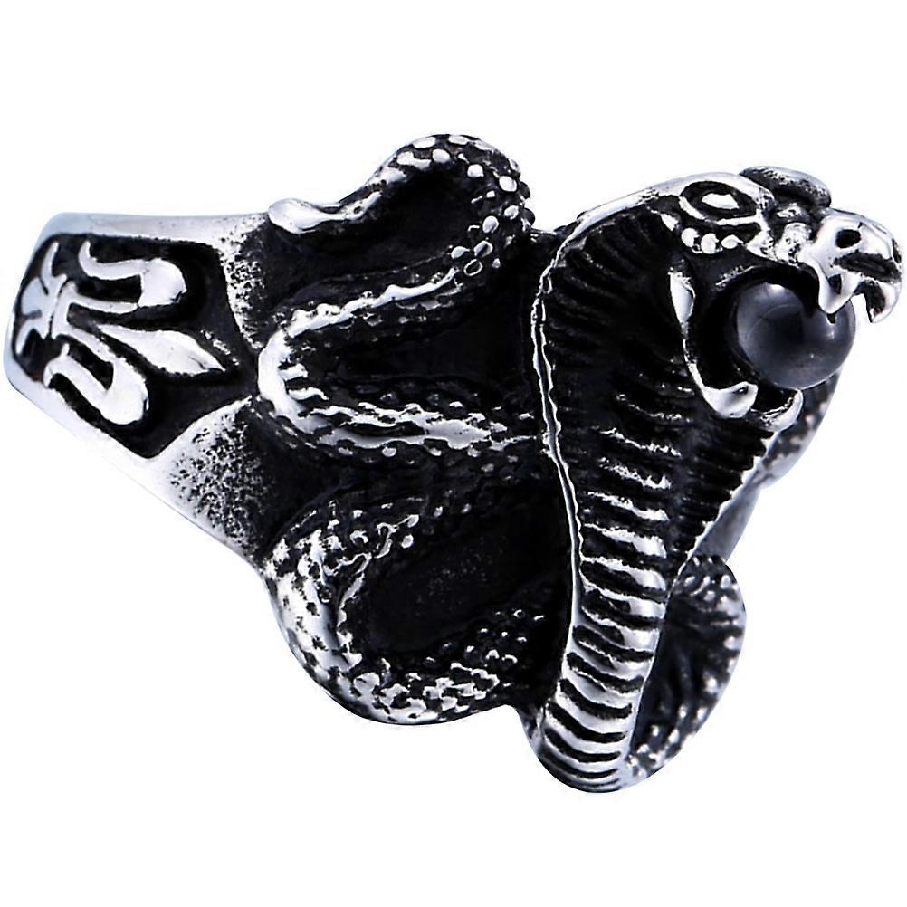 Snake Ring Titanium Steel Ring for Decor
