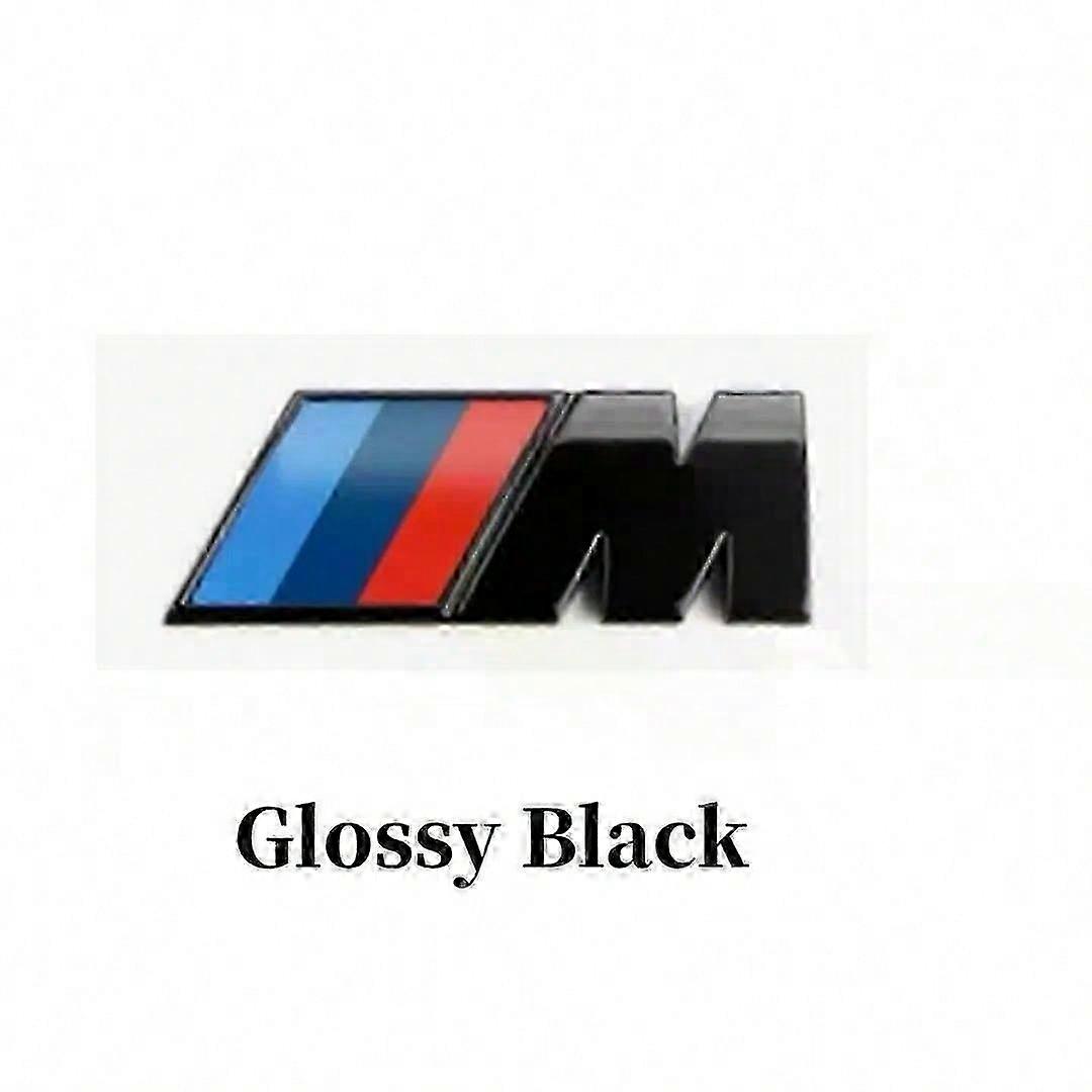 ?3D ABS M Logo Car Emblem Side Badge Trunk Decal Sticker For BMW X1/X3/X5/X7 E71 Models High Quality Exterior Decoration?