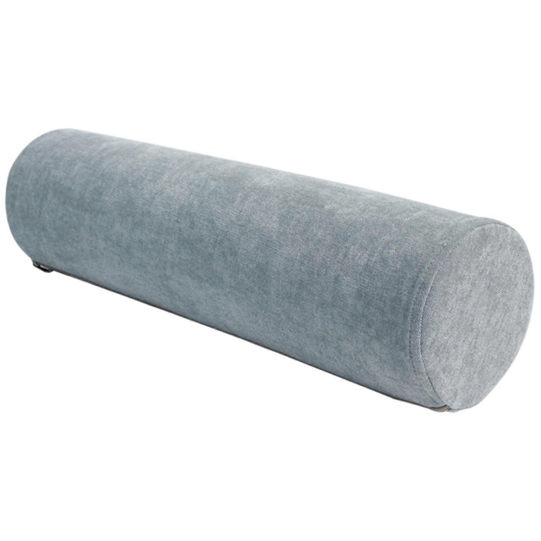 Cylinder Pillows Memory Foam Round Bolster Pillow With Washable Cover For Neck Roll Support Travel And Sleep