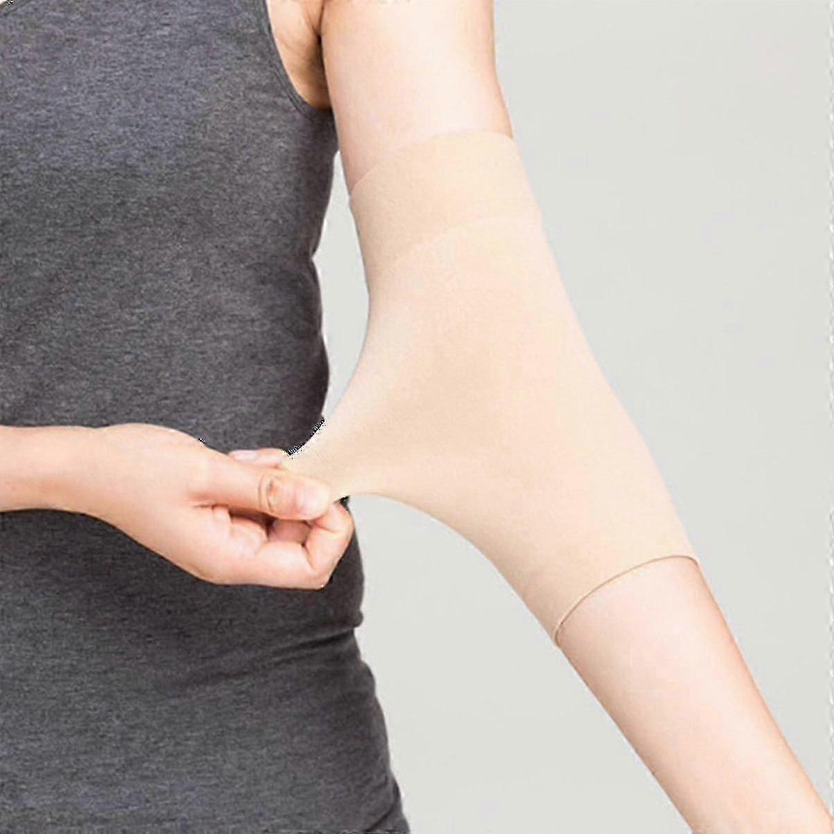 1 par tatovering Cover Up kompressionsærmer Bånd Underarm Concealer Support Hudfarve Tatovering Efterbehandling Uv Beskyttelse OversleeveAAS