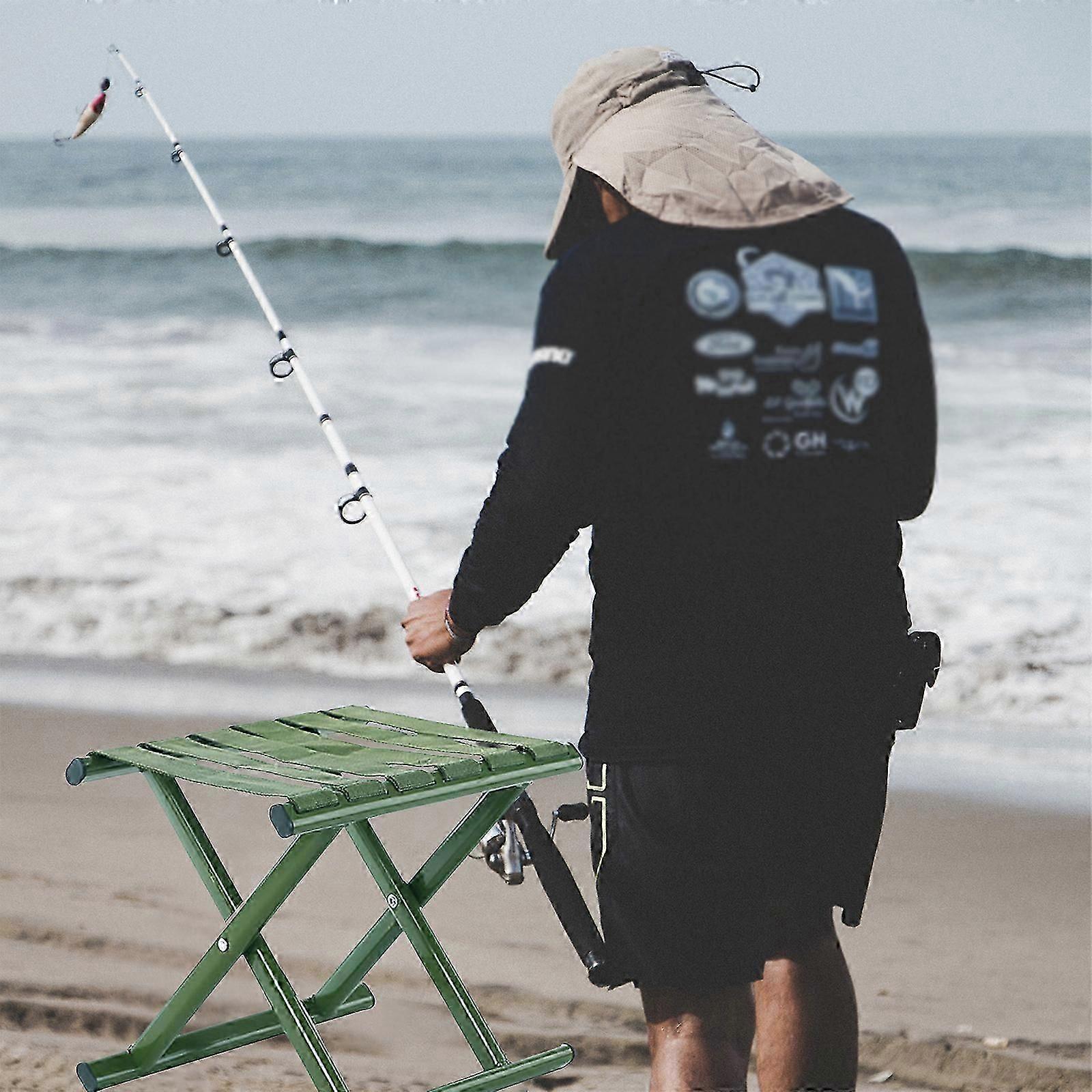 Compact Folding Stool for Outdoor Adventures, Ideal for Camping, Hiking, and Garden BBQs in the UK