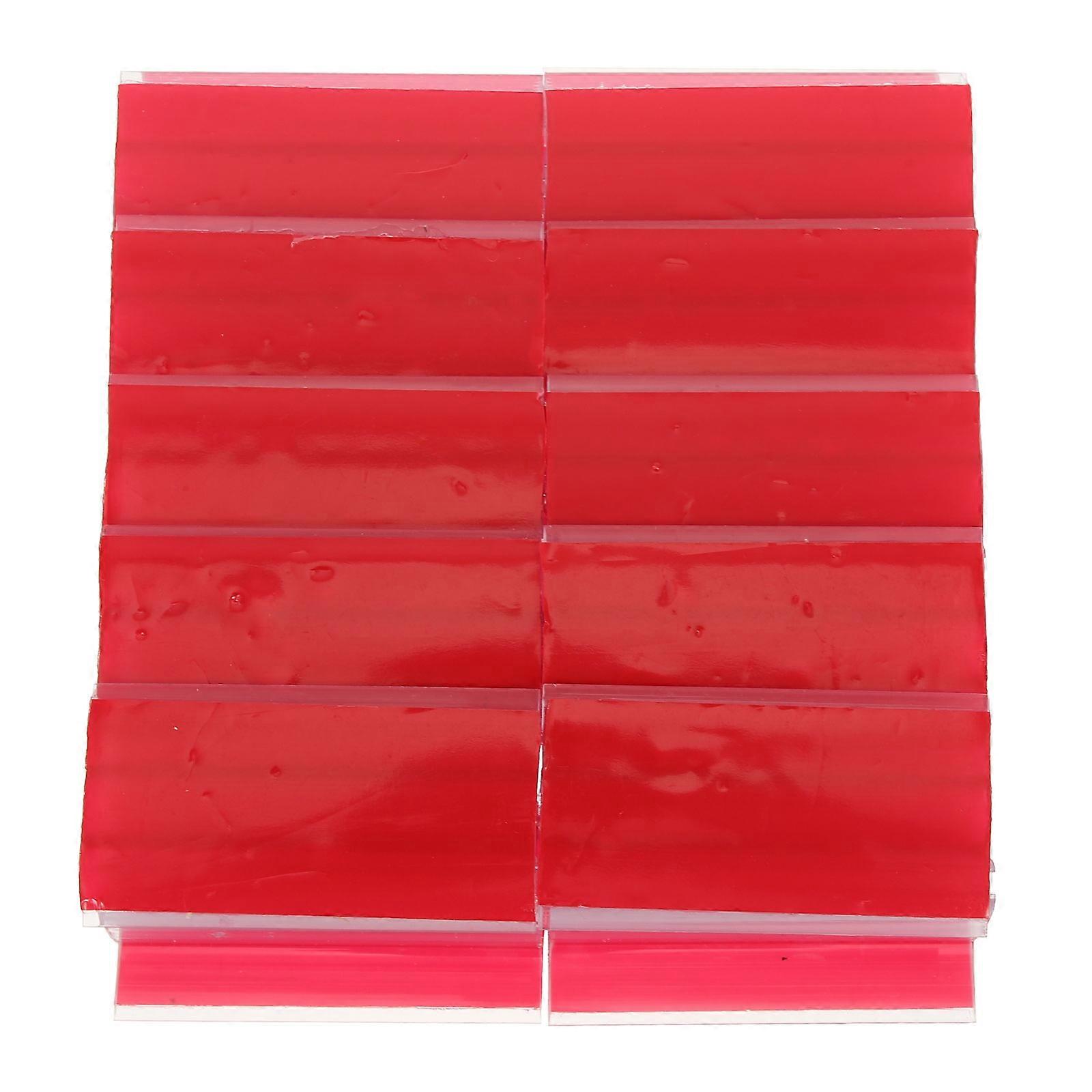 Plastic Paper Sign Holder Stand for Schools Flat Surface Compatible Acrylic Material with Adhesive Bases Function 20Pcs