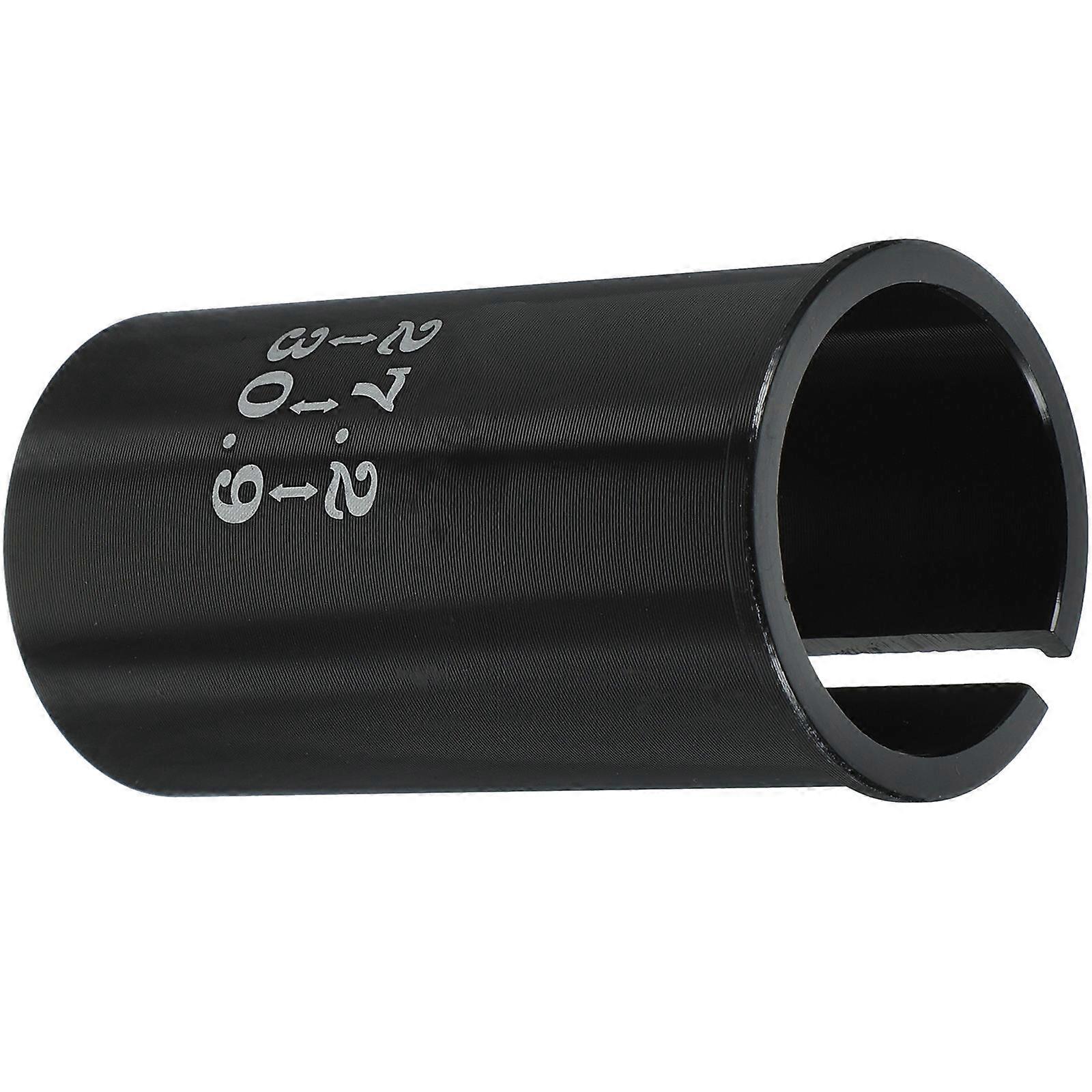 Seatpost Reducing Sleeve Black with Size Flexibility for Seat Post Tube Bikes