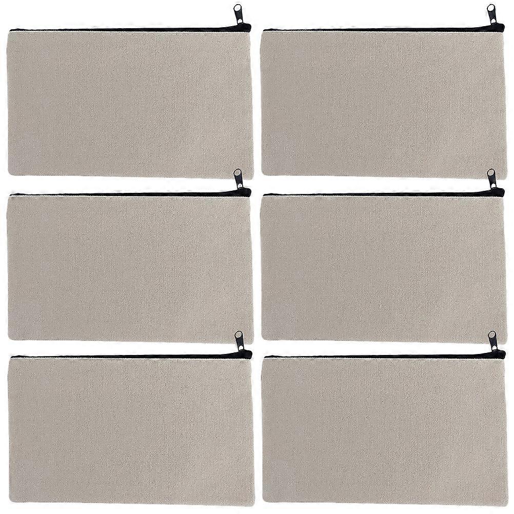Handheld Pencil Bag Pencil Accessory for Storage Use 12Pcs Beige