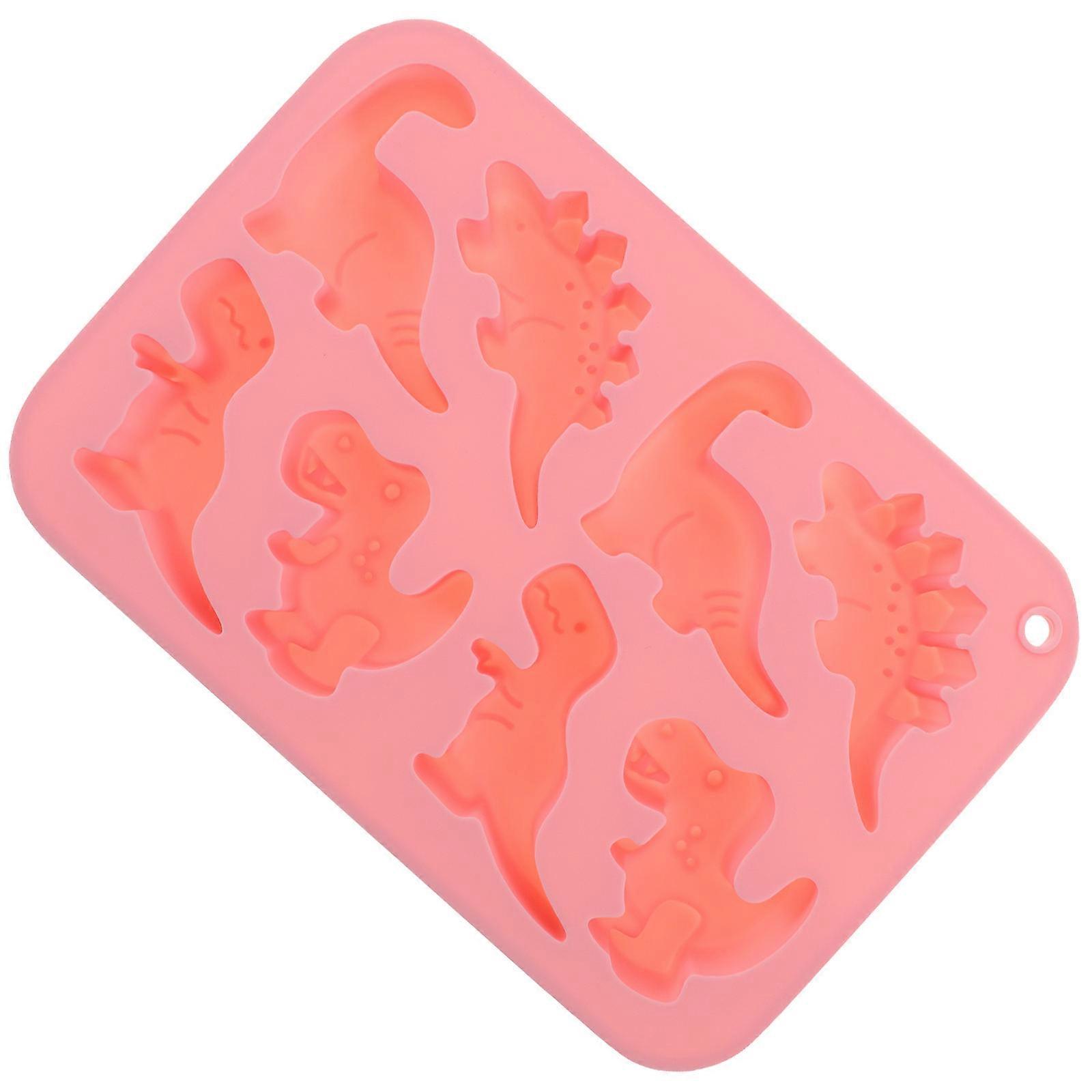 Non-Stick Dinosaur Silicone Molds for Chocolate Baking 3Pcs Set