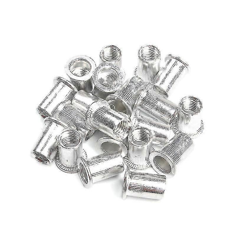 Rivets Aluminum Alloy Flat Head Threaded Hollow Rivet Nuts