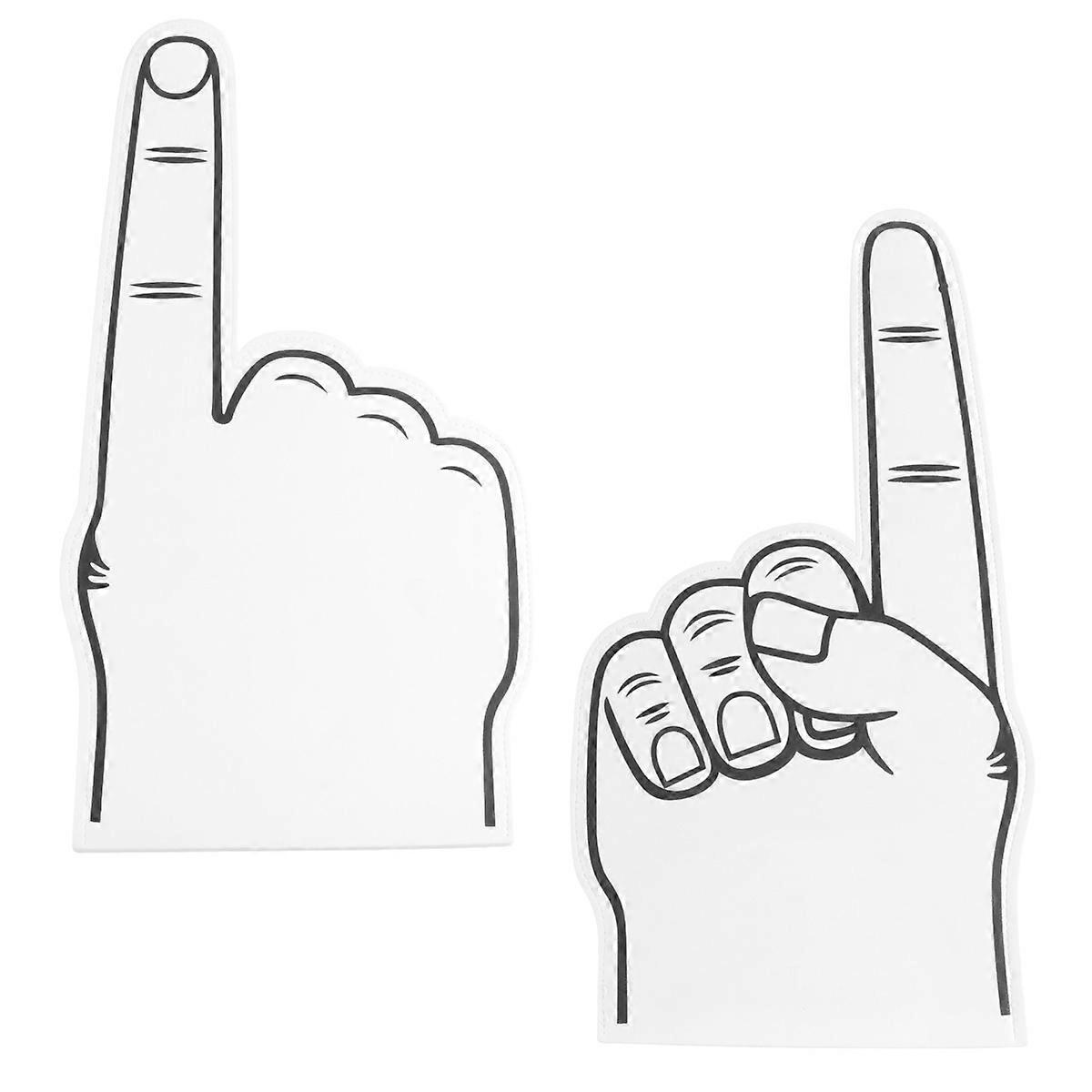 Hand Gesture Gloves Large Size Costume Accessories For Party And Fans At Beach Party Sporting Event 10 Pcs