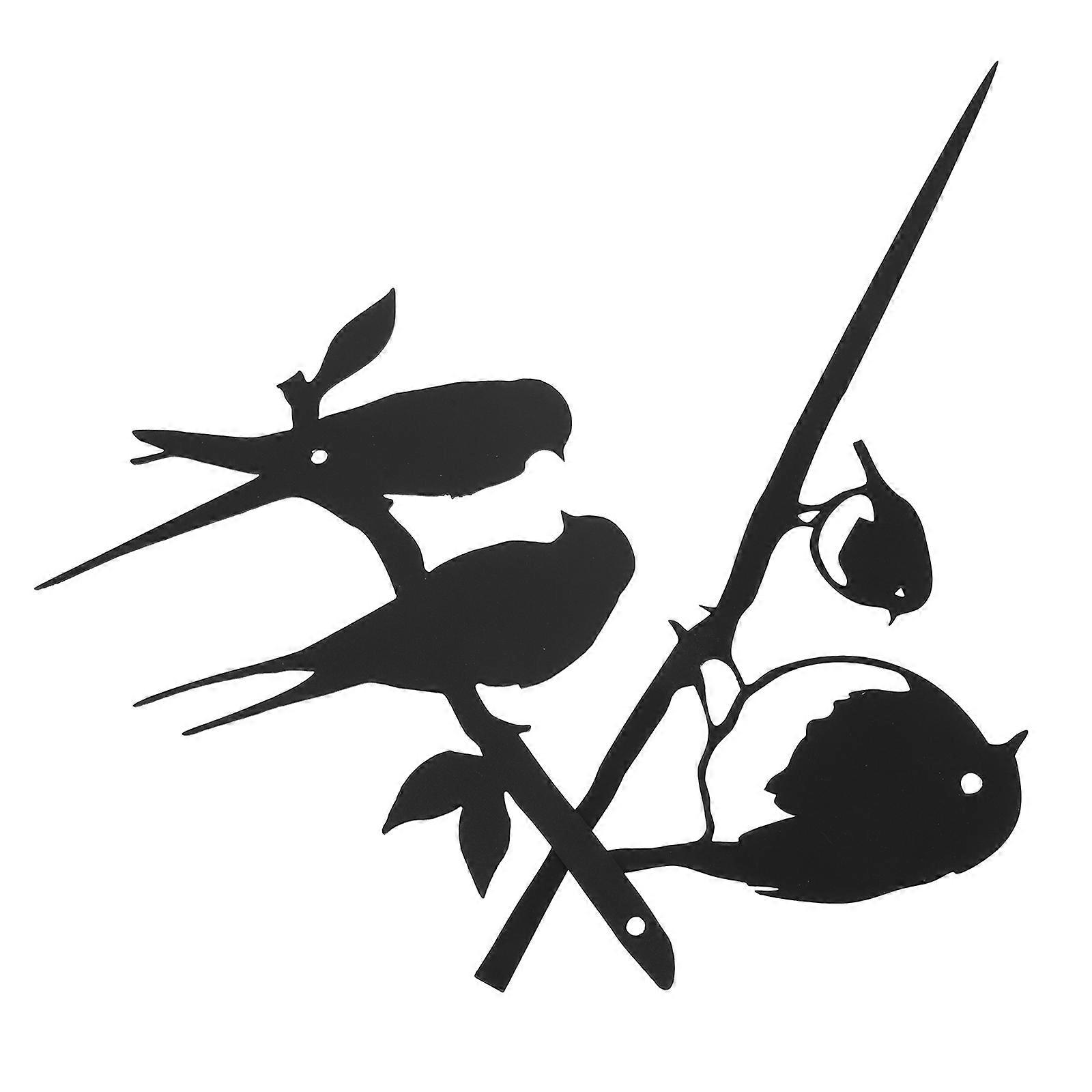Bird Metal Wall Decor for Yard with 10Pcs Birds on Branch