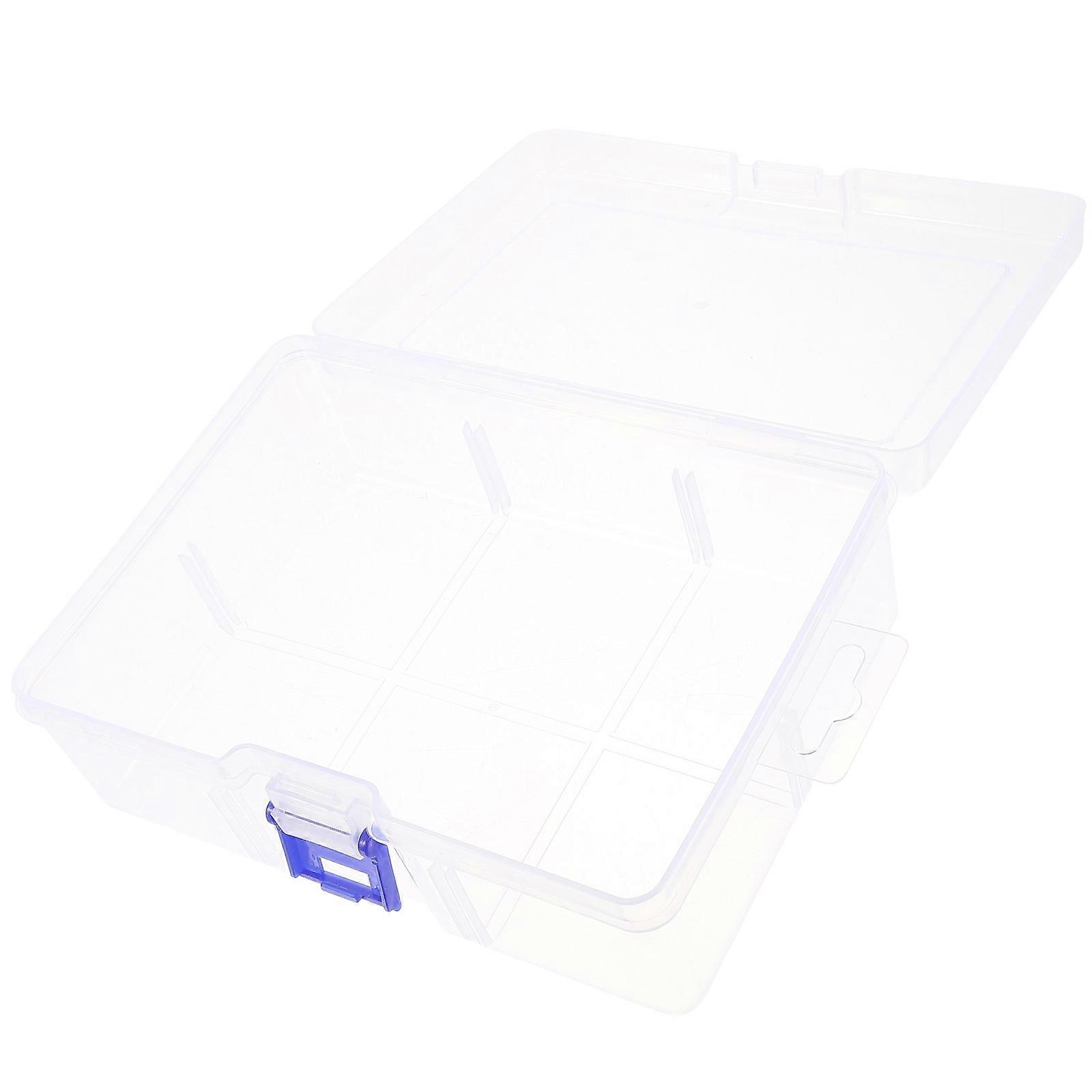 Card Container Poker Chip Box Mahjong Party Transparent Plastic Storage Case 1Set